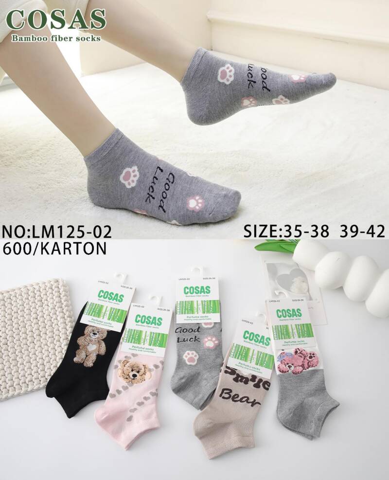Skarpety damskie Roz 35-42, Mix kolor Paczka 40 szt